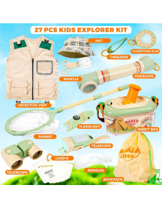Kit de Exploración al Aire Libre SmilessKiddo 27 Piezas para Niños 2