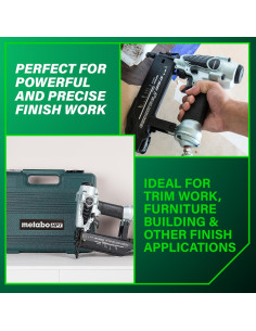 Clavadora Neumática Metabo HPT NT50AE2 18 GA Ligera 0.99 kg 2
