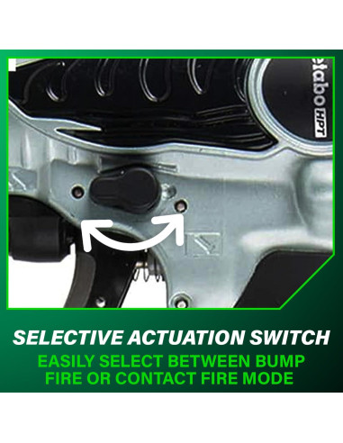 Clavadora Neumática Metabo HPT NT50AE2 18 GA Ligera 0.99 kg