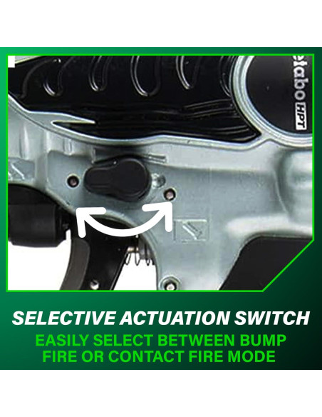 Clavadora Neumática Metabo HPT NT50AE2 18 GA Ligera 0.99 kg