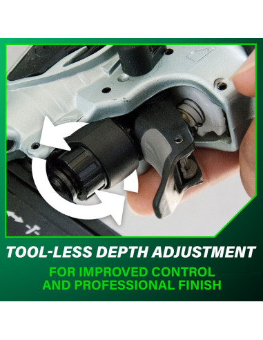 Clavadora Neumática Metabo HPT NT50AE2 18 GA Ligera 0.99 kg