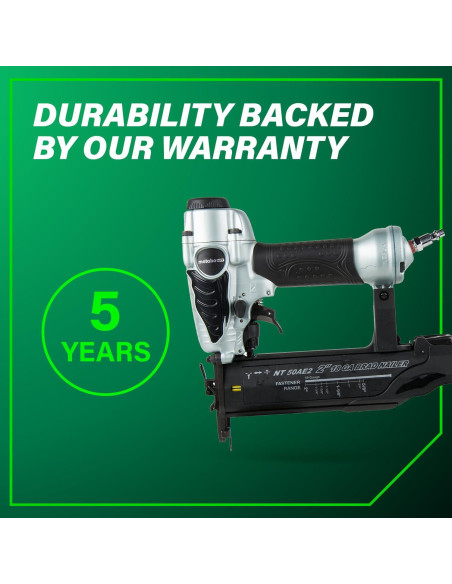 Clavadora Neumática Metabo HPT NT50AE2 18 GA Ligera 0.99 kg