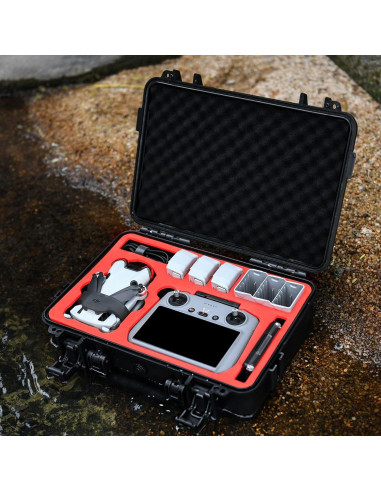 Estuche Duro Impermeable KEKETOHA para DJI Mini 4 Pro - Negro