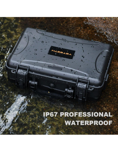 Estuche Duro Impermeable KEKETOHA para DJI Mini 4 Pro - Negro