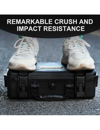 Estuche Duro Impermeable KEKETOHA para DJI Mini 4 Pro - Negro