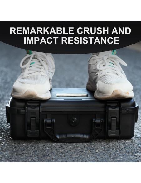 Estuche Duro Impermeable KEKETOHA para DJI Mini 4 Pro - Negro