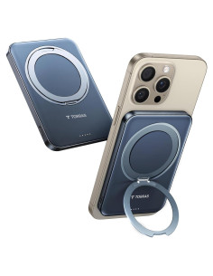 Cargador Portátil Inalámbrico Torras 5000mAh Negro, Carga Rápida 15W