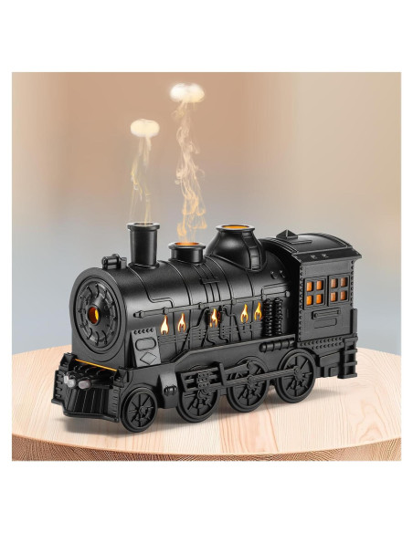 Difusor de Aromaterapia HIROGA V61 300ml Negro Ultrasónico