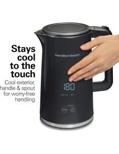 Hervidor Eléctrico Hamilton Beach 1.7L Control Digital 1500W 2