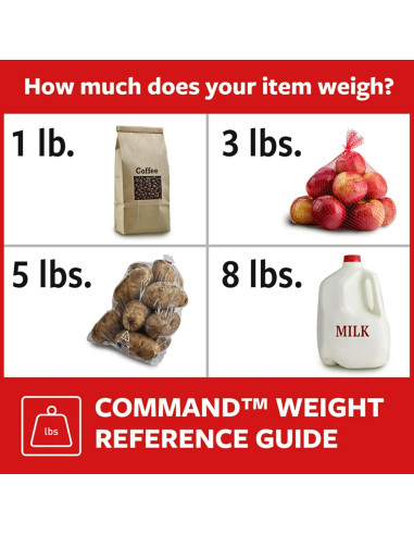 Gancho de Cristal Command Mediano 2 Piezas Soporta 0.91 kg