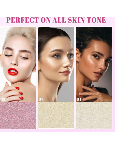 Paleta de Maquillaje Iluminador SPRINGSKY 10 Colores 132g