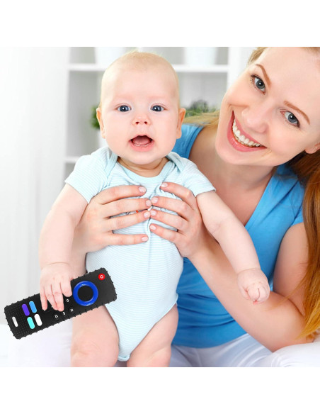YAPROMO Juguetes de Dentición para Bebés Control Remoto Silicona