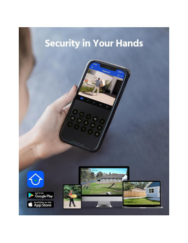 Cámara de Seguridad PoE ANNKE 3K con Audio y Visión Nocturna