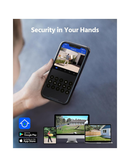 Cámara de Seguridad PoE ANNKE 3K con Audio y Visión Nocturna