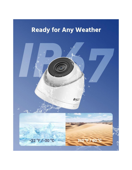 Cámara de Seguridad PoE ANNKE 3K con Audio y Visión Nocturna