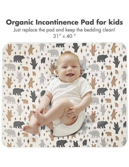 Protector de Cama Impermeable YIVEKO 101.6x78.7 cm Algodón