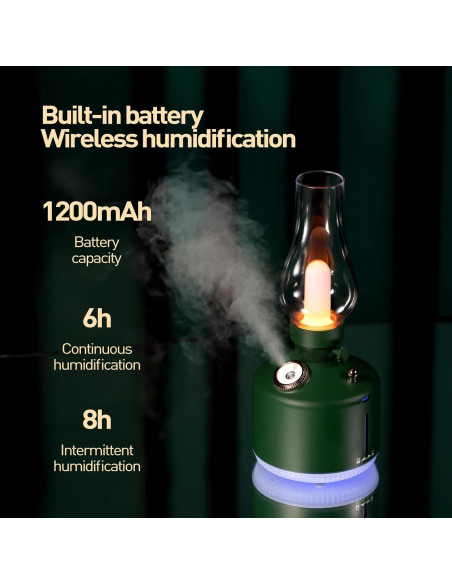 Difusor de Aceite Esencial FLYING APSARAS 260ml Verde