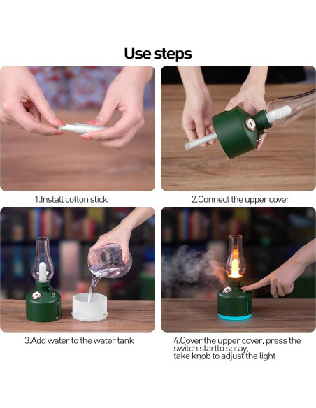 Difusor de Aceite Esencial FLYING APSARAS 260ml Verde