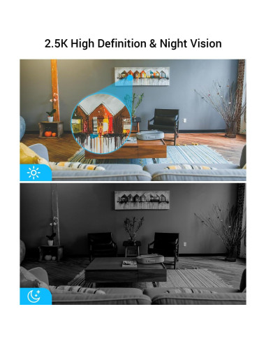 Cámara de Seguridad Wi-Fi EZVIZ C6CN 4MP Interior 360