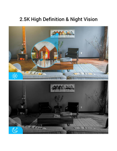 Cámara de Seguridad Wi-Fi EZVIZ C6CN 4MP Interior 360