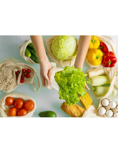 Bolsas de Producción Reutilizables WHITEWRAP 6 Pzas 25.4x45.7cm