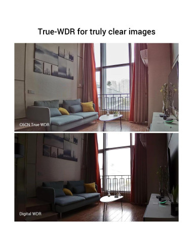 Cámara de Seguridad Wi-Fi EZVIZ C6CN 4MP Interior 360