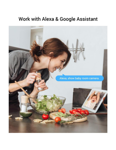 Cámara de Seguridad Wi-Fi EZVIZ C6CN 4MP Interior 360