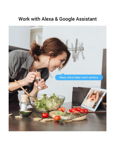 Cámara de Seguridad Wi-Fi EZVIZ C6CN 4MP Interior 360