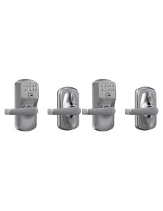 Cerradura Electrónica SCHLAGE FE595CS V PLY 626 Elan Cromo Satinado