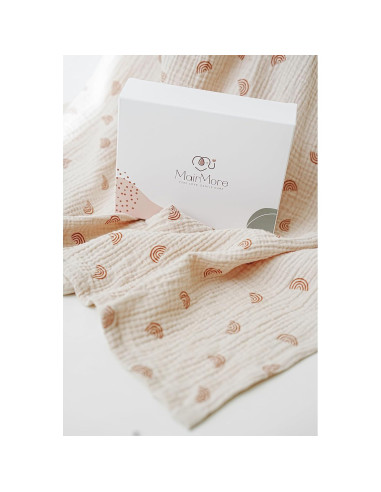 Cubierta de Lactancia Muselina 100% Algodón Verde Ajustable