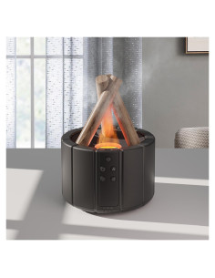 Difusor de Aceite Esencial Yaledi 250ml Fogata Control Remoto