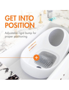 Boon Soak Bañera para Bebés 3 Etapas - Gris - 0 a 18 Meses 2