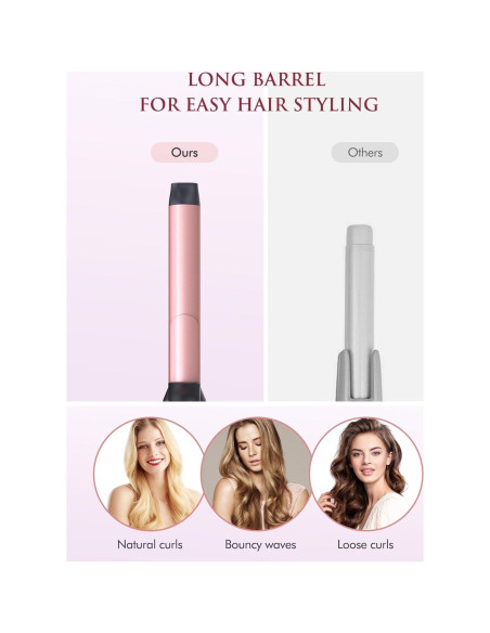 Plancha de Rizar Automática LANDOT 1 Pulgada Cerámica Ajustable