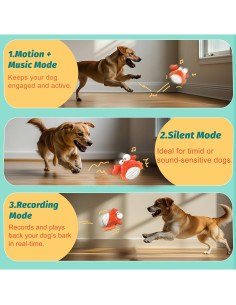 Juguete Interactivo para Perros GUKCO Cangrejo Recargable 2