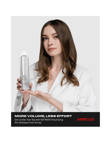 Champú Seco Voluminizador Arrojo 249g - Sin Sulfatos y Parabenos