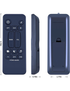 Control Remoto Reemplazo Polk Audio Signa S2 Ultra Delgado 2