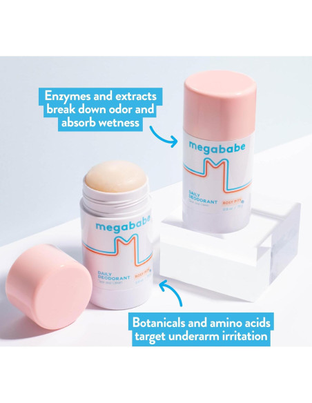 Desodorante Natural Megababe Rosy Pits 2 Paquetes 74.8 g