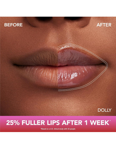 Brillo de Labios Buxom Plump-On Frambuesa 28g Hidratante