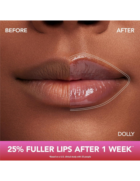 Brillo de Labios Buxom Plump-On Frambuesa 28g Hidratante