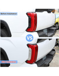 Cubierta Lateral de Luz Trasera Aunginsy para Toyota Tundra 2022-2025 2