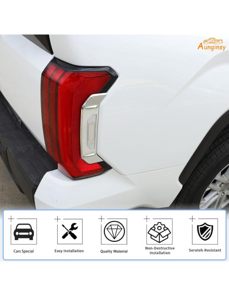 Cubierta Lateral de Luz Trasera Aunginsy para Toyota Tundra 2022-2025