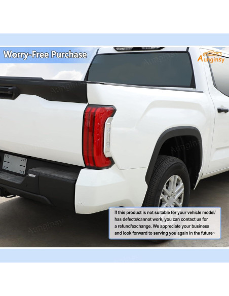 Cubierta Lateral de Luz Trasera Aunginsy para Toyota Tundra 2022-2025