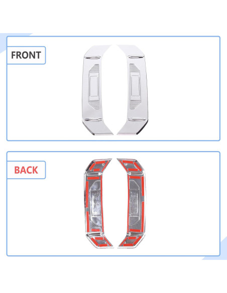 Cubierta Lateral de Luz Trasera Aunginsy para Toyota Tundra 2022-2025