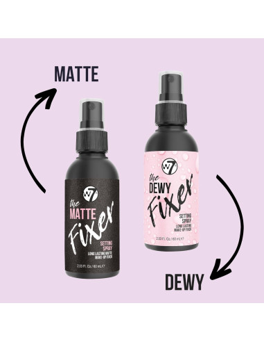 W7 El Fijador Spray de Maquillaje Brillante 69.89g - Larga Duración