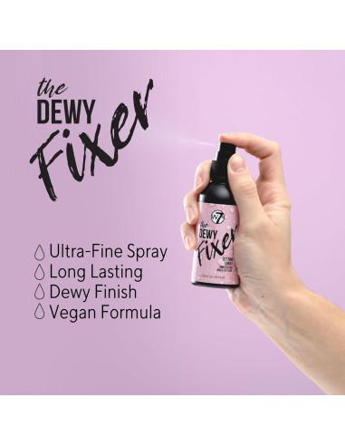 W7 El Fijador Spray de Maquillaje Brillante 69.89g - Larga Duración