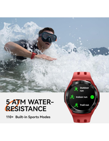 Reloj Inteligente Mentech Xe1 con GPS, 110 Modos, 5ATM