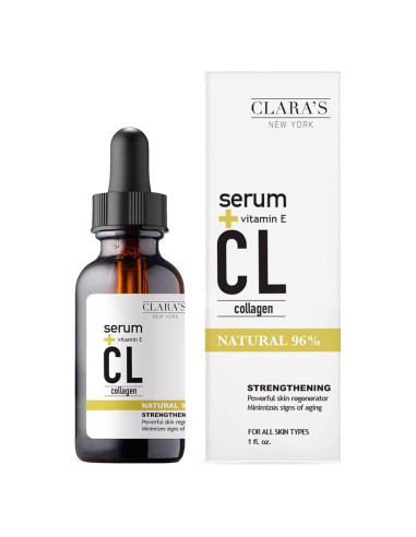 Suero Facial Ácido Glicólico Clara's New York 30ml Vitamina E