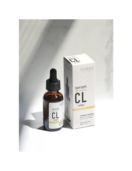 Suero Facial Ácido Glicólico Clara's New York 30ml Vitamina E