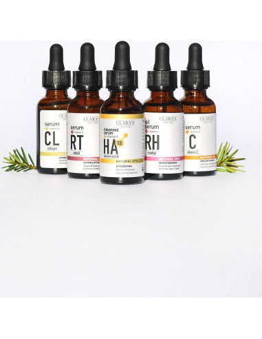 Suero Facial Ácido Glicólico Clara's New York 30ml Vitamina E