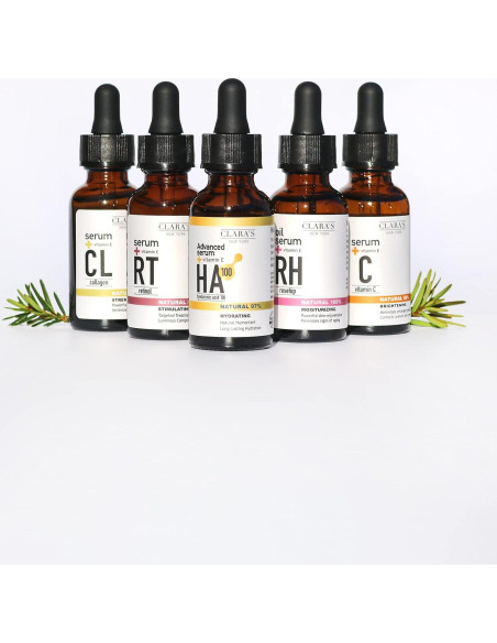 Suero Facial Ácido Glicólico Clara's New York 30ml Vitamina E